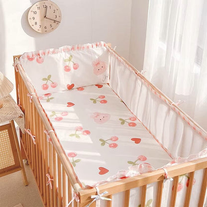 Linge de lit bebe - DouxSommeil™ - Cerises & Lapins - Eman Bébé
